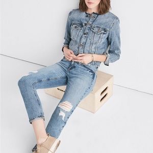 lucky Brand Jeans Womens Sienna Slim Boyfriend DIstress SZ 10 NEW.
